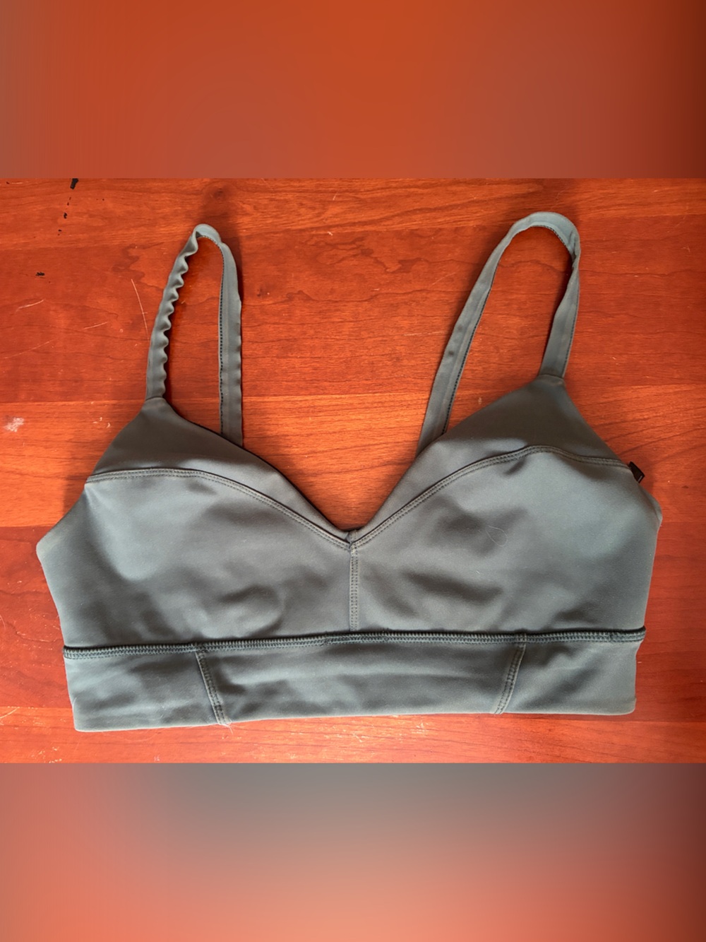 Free People Olive Green Seamless Sports Bralette